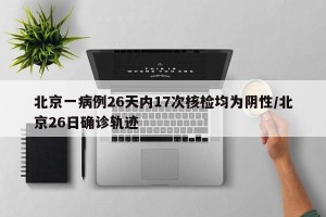 北京一病例26天内17次核检均为阴性/北京26日确诊轨迹